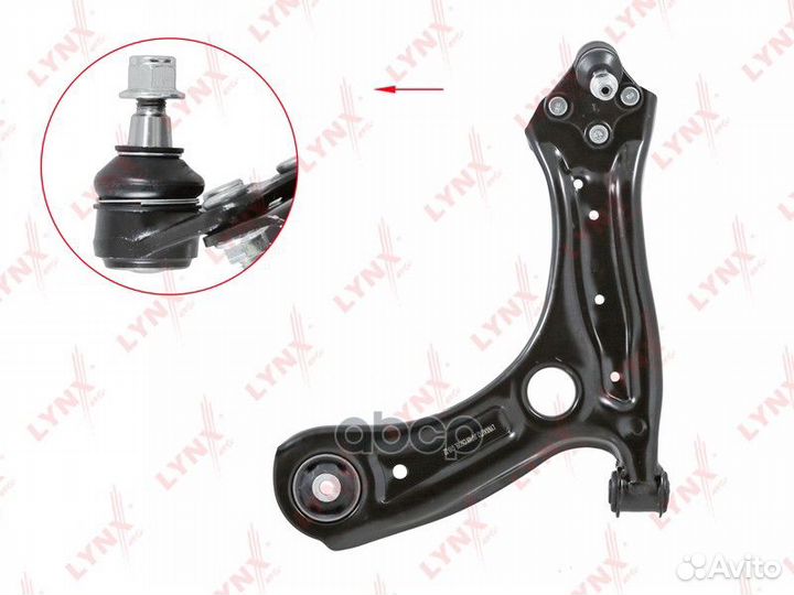 Рычаг подвески перед лев skoda rapid (NH3)