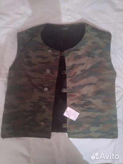 Мех.жилет для военных. Новый.Склад.46-60
