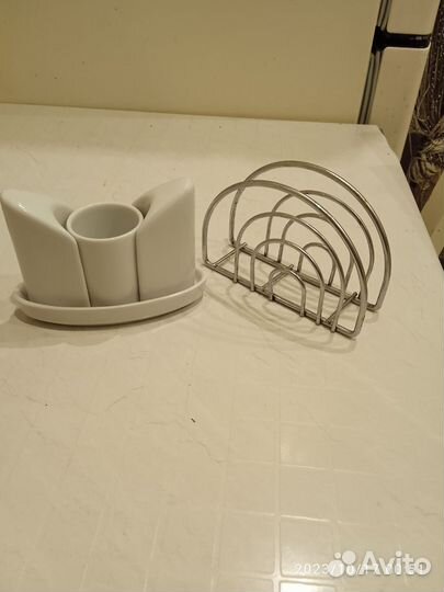 Набор для специй новый и салфетница