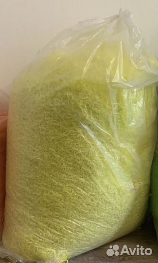 Бумажный наполнитель желтый 1 кг