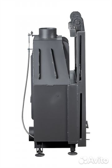 Камин Экокамин Альфа 700 kв с контргрузом черный ш