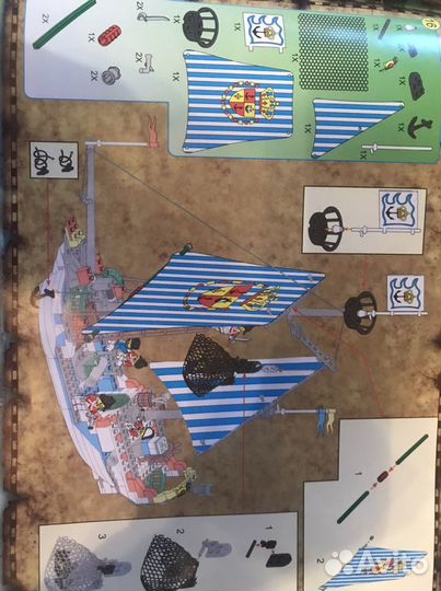 Lego пиратский корабль