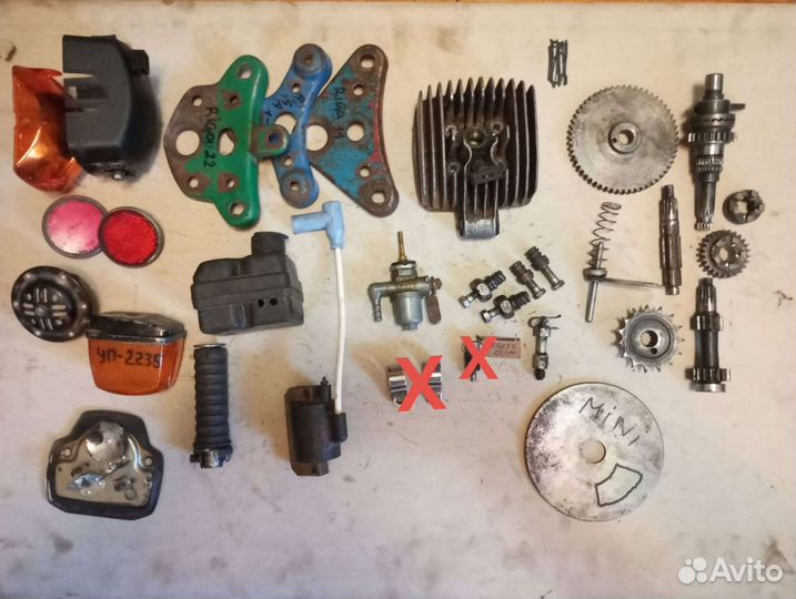 Комплект запчастей для мопеда СССР