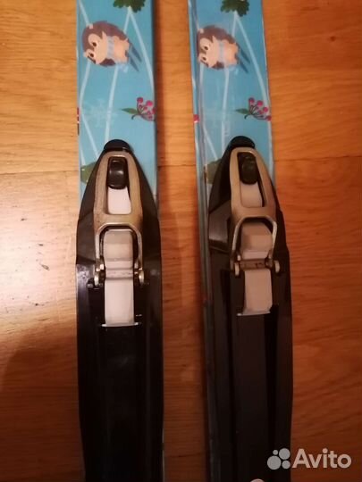 Беговые лыжи 120, палки 90