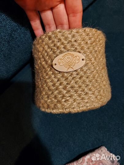 Корзина из джута