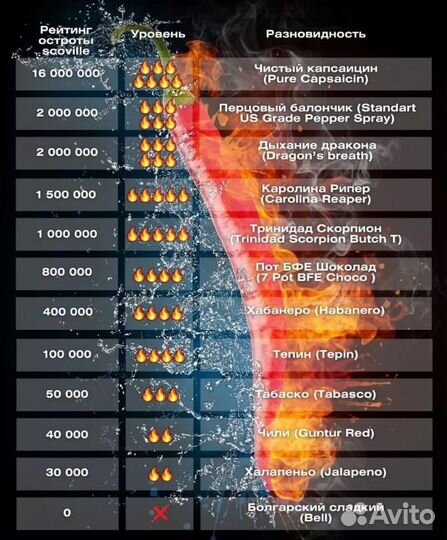 Рассада перца Каролина Рипер