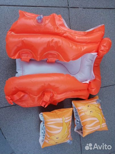 Надувной круг пончик