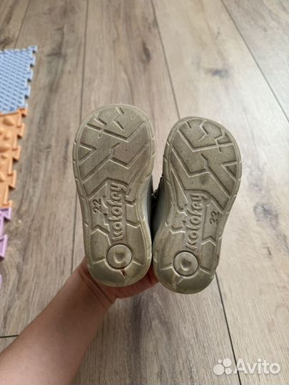 Ботинки демисезонные на девочку котофей 22