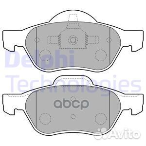 Колодки торм.пер. LP1714 Delphi