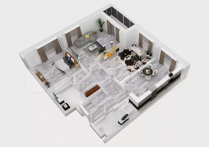 3-к. квартира, 71,7 м², 3/10 эт.