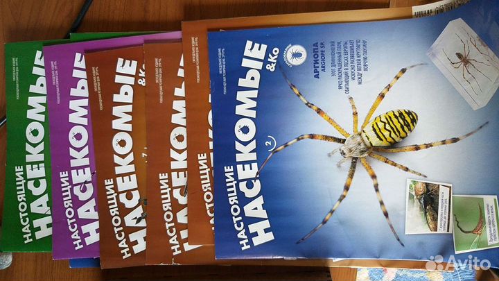 Насекомые коллекция с журналами