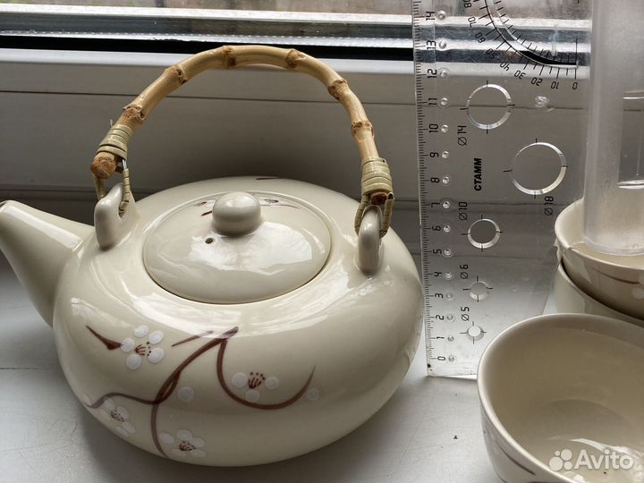 Чайник заварочный новый с пиалами
