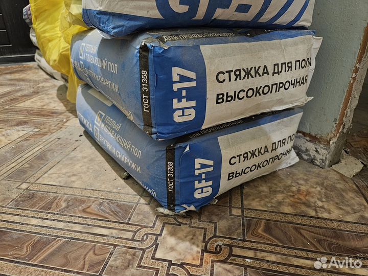Клей для плитки, стяжка для пола, штукатурка