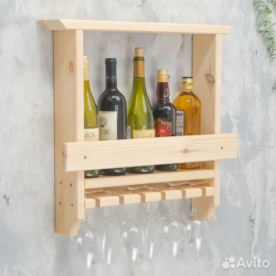 Полка барная, 53х60х12см