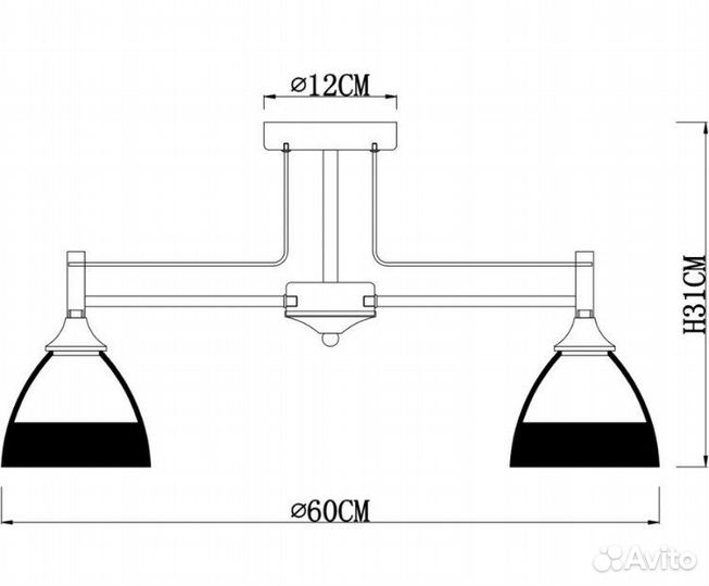 Люстра потолочная светильник в стиле лофт