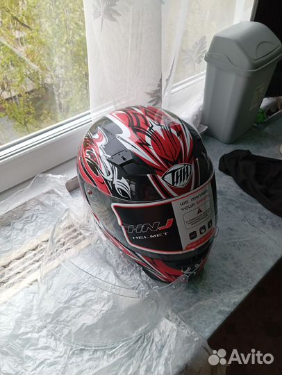 Шлем для мотоцикла мотошлем S- М