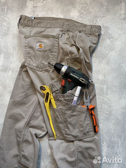 Штаны Carhartt Distressed Cargo Vintage