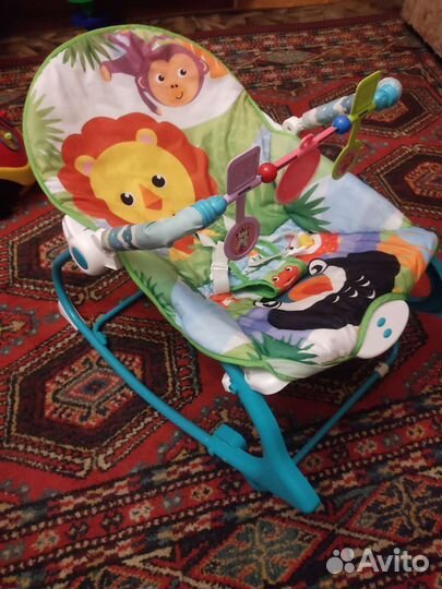 Шезлонг детский музыкальный