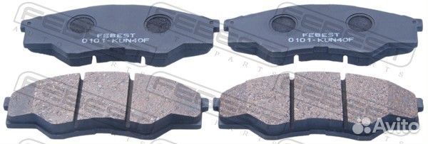 Колодки тормозные передние toyota hilux GGN15,2