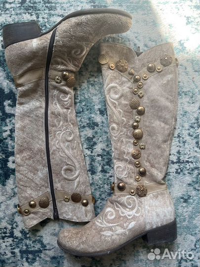 Сапоги женские натуральная кожа Pinko