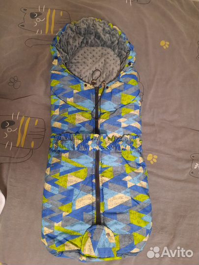 Зимний конверт в коляску