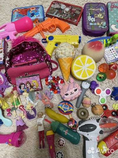 Игрушки пакетом для девочки