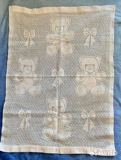 Myb плед Bear and Bows 76х102см роз/новый