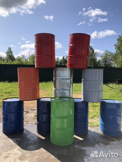 Бочка металлическая бу 200л