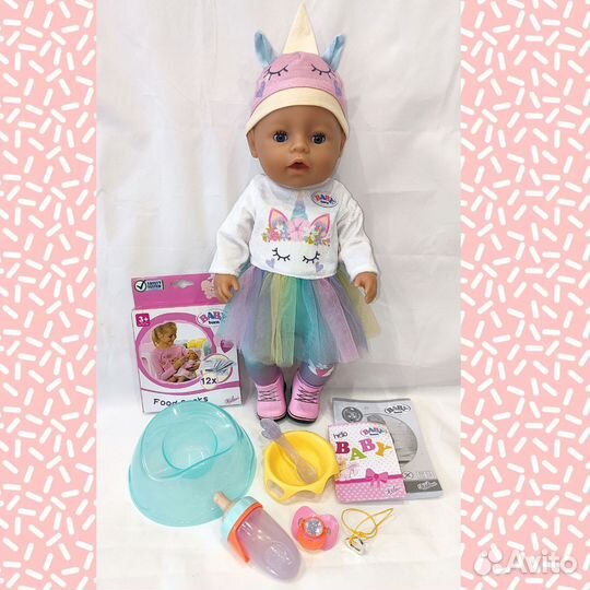 Пупс Беби Бон Baby Born в костюме единорога