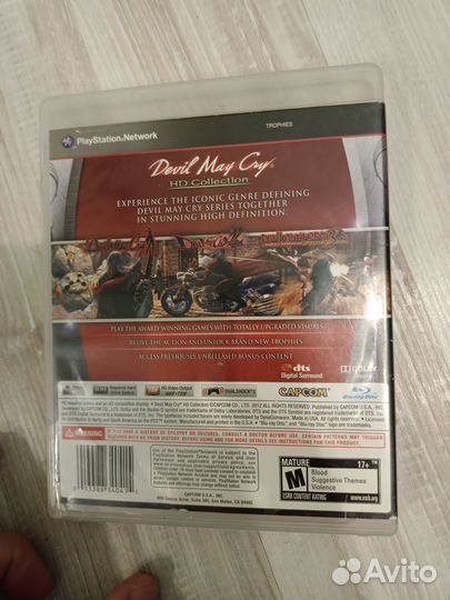 Devil May Cry HD Collection PS3 диск