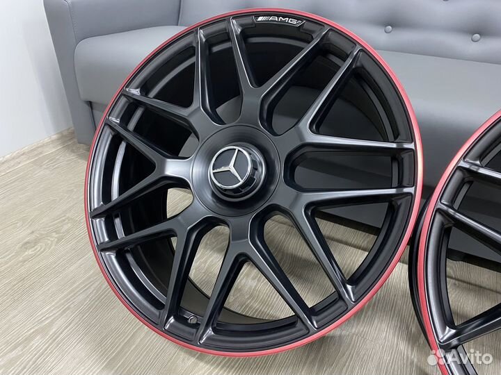 Диски DX012 R22 5-130 G-class AMG63S Гелик RED