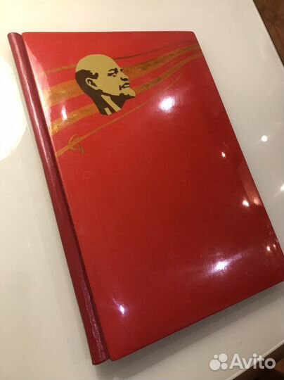 Папка СССР Ленин Дерево лак