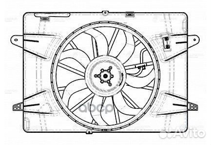 Э/вентилятор охл. для а/м Haval F7/F7x (19)