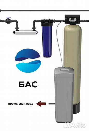 Фильтр для воды безреагентный, обезжелезивание