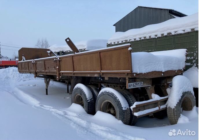 Полуприцеп бортовой ОДАЗ 9370, 1997