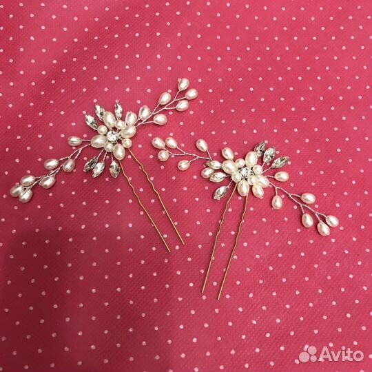 Гребни и шпильки для волос свадебные