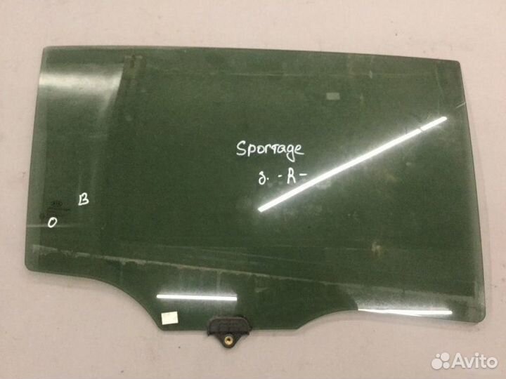 Стекло двери задней правой Kia Sportage 2010-2015