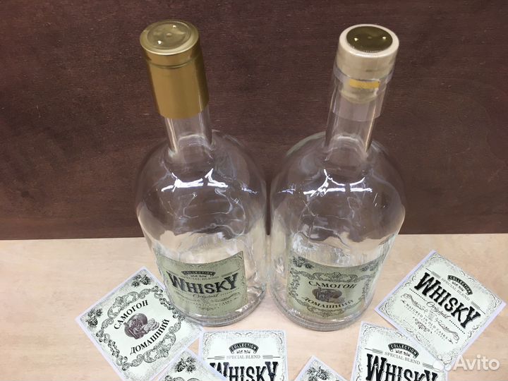 6шт 1л стеклянная бутылка абсолют комплект