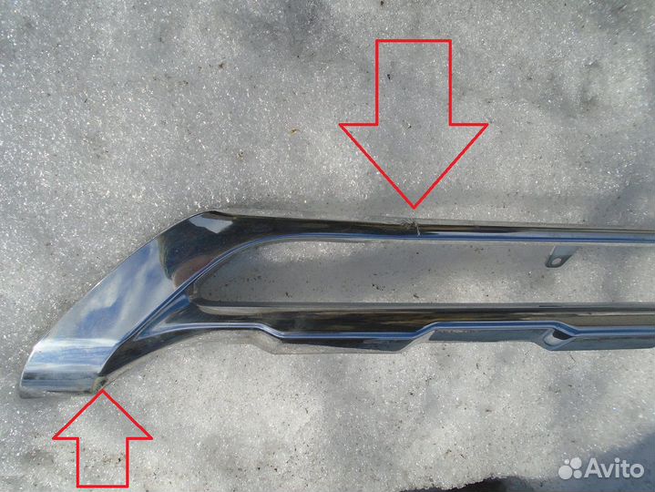 Mercedes GLK x204 a2048851822 хром передн бампера