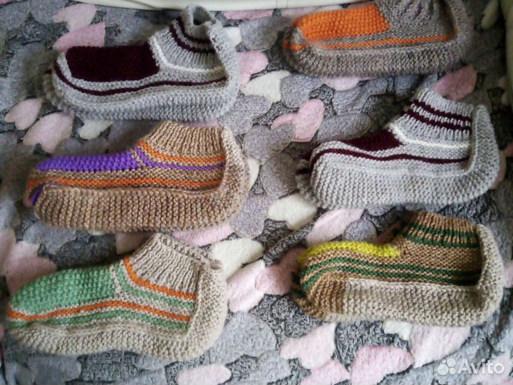 Носки вязаные. Размер универсальный. Тянутся