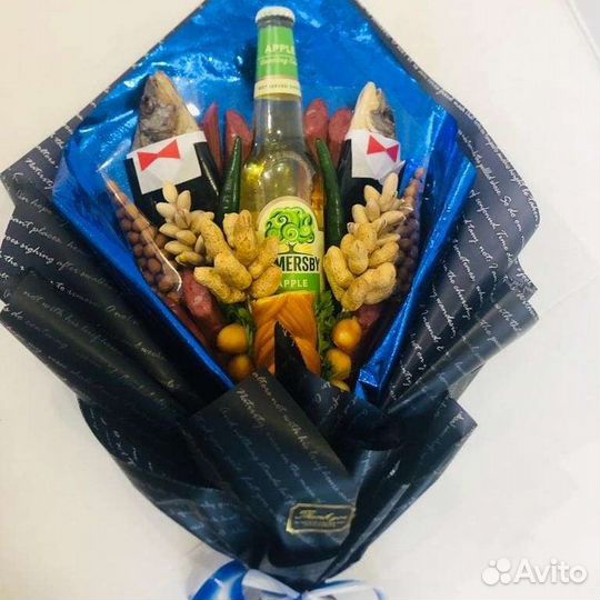 Съедобные мужские букеты