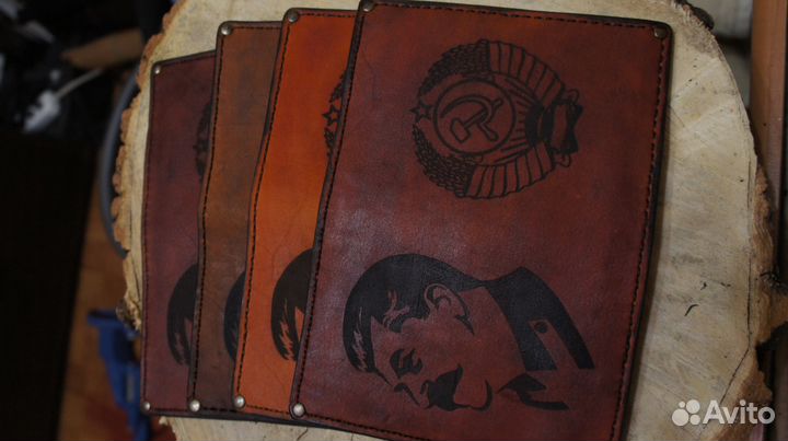 Обложка на паспорт из натуральной кожи