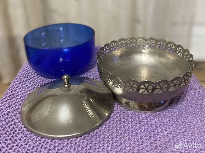 Сахарница конфетница СССР винтажная