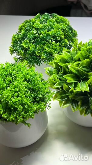 Искусственные растения цветы в горшках цена за 1шт