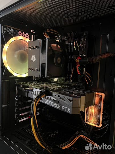 Игровой компьютер AMD Ryzen 5 5500 + RTX 3050 8gb