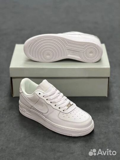 Кроссовки nike air force 1 кожа