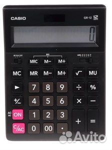Калькулятор Casio GR-12 новый