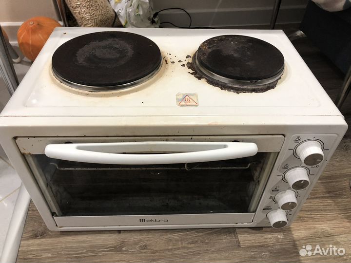 Электрическая мини печь духовка с конвекцией