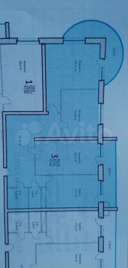 3-к. квартира, 94 м², 13/18 эт.