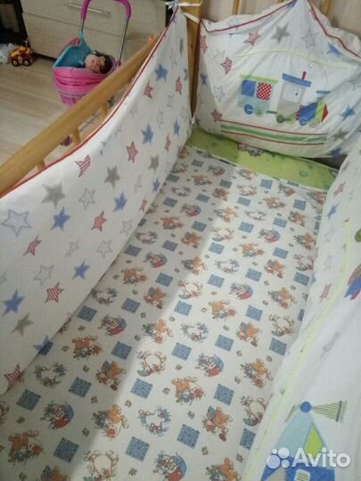 Бортики в кроватку